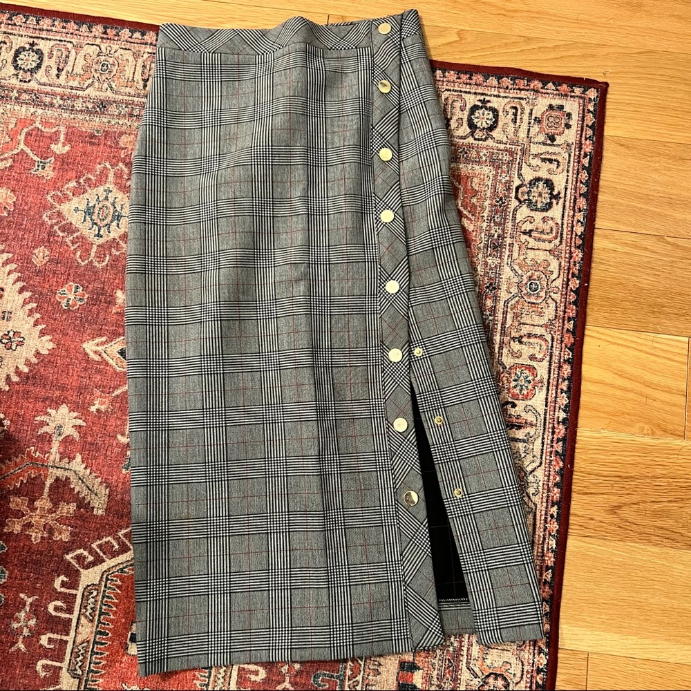 Zara Grey Pencil Skirt